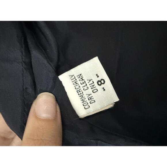 Vintage Anne Klein 100% Wool Blazer • Navy • US 8‎ - Picture 3 of 6